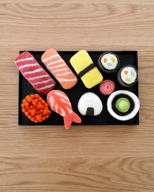 Felt Sushi Play Food Set - Tara Treasures