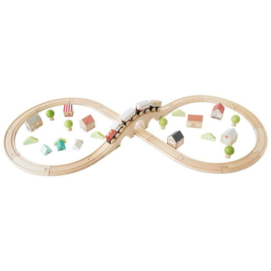 Figure of 8 Train Set - 40 Pieces - Le Toy Van