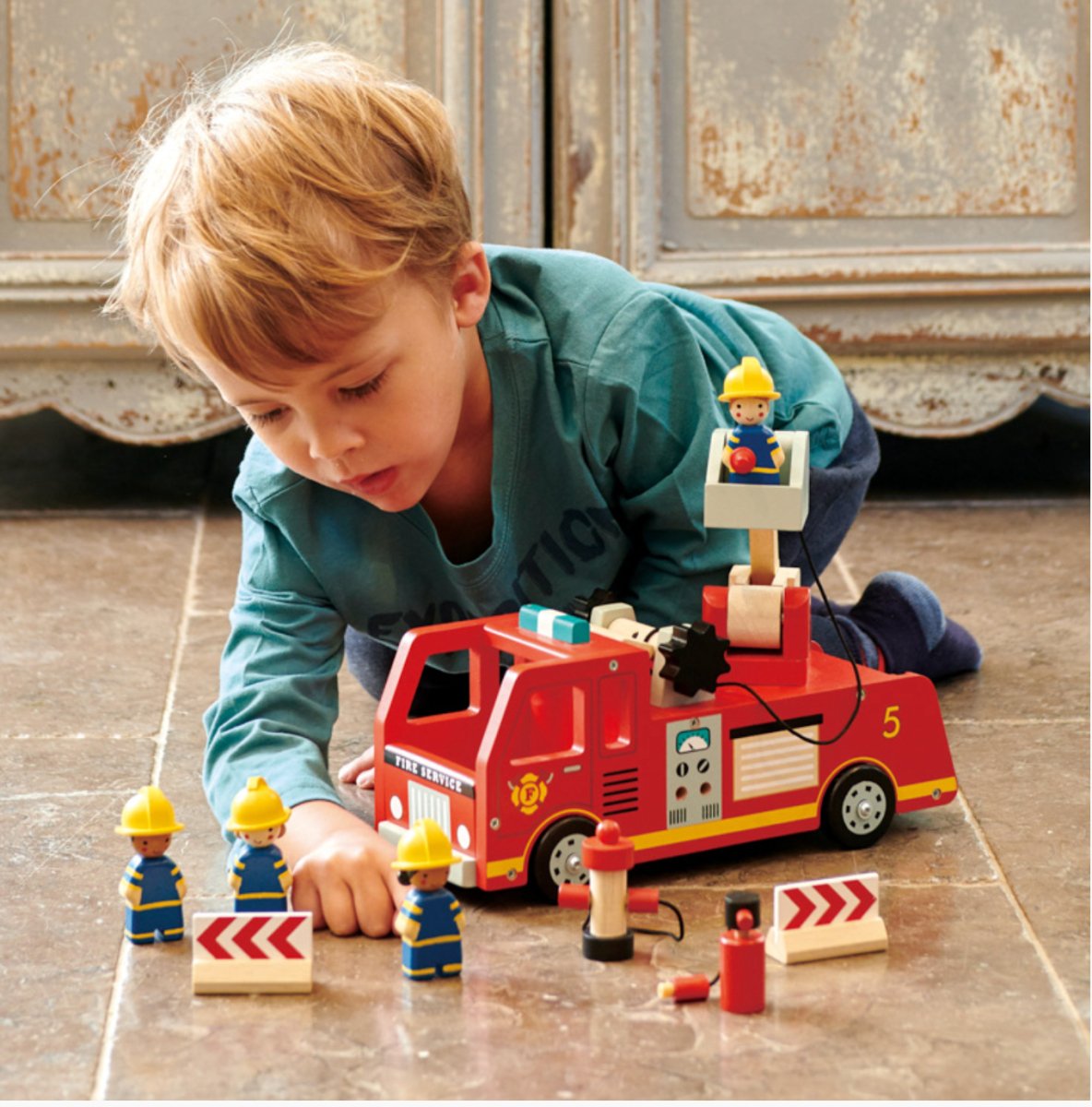 Fire Engine - Tender Leaf Toys