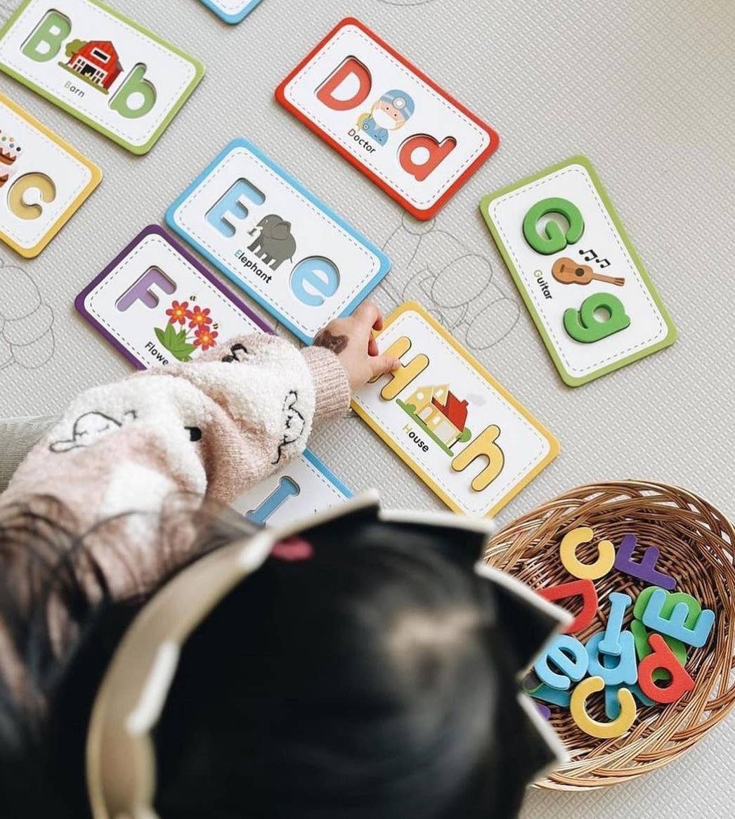 Flashcards & ABC Magnetic Letters by Curious Columbus