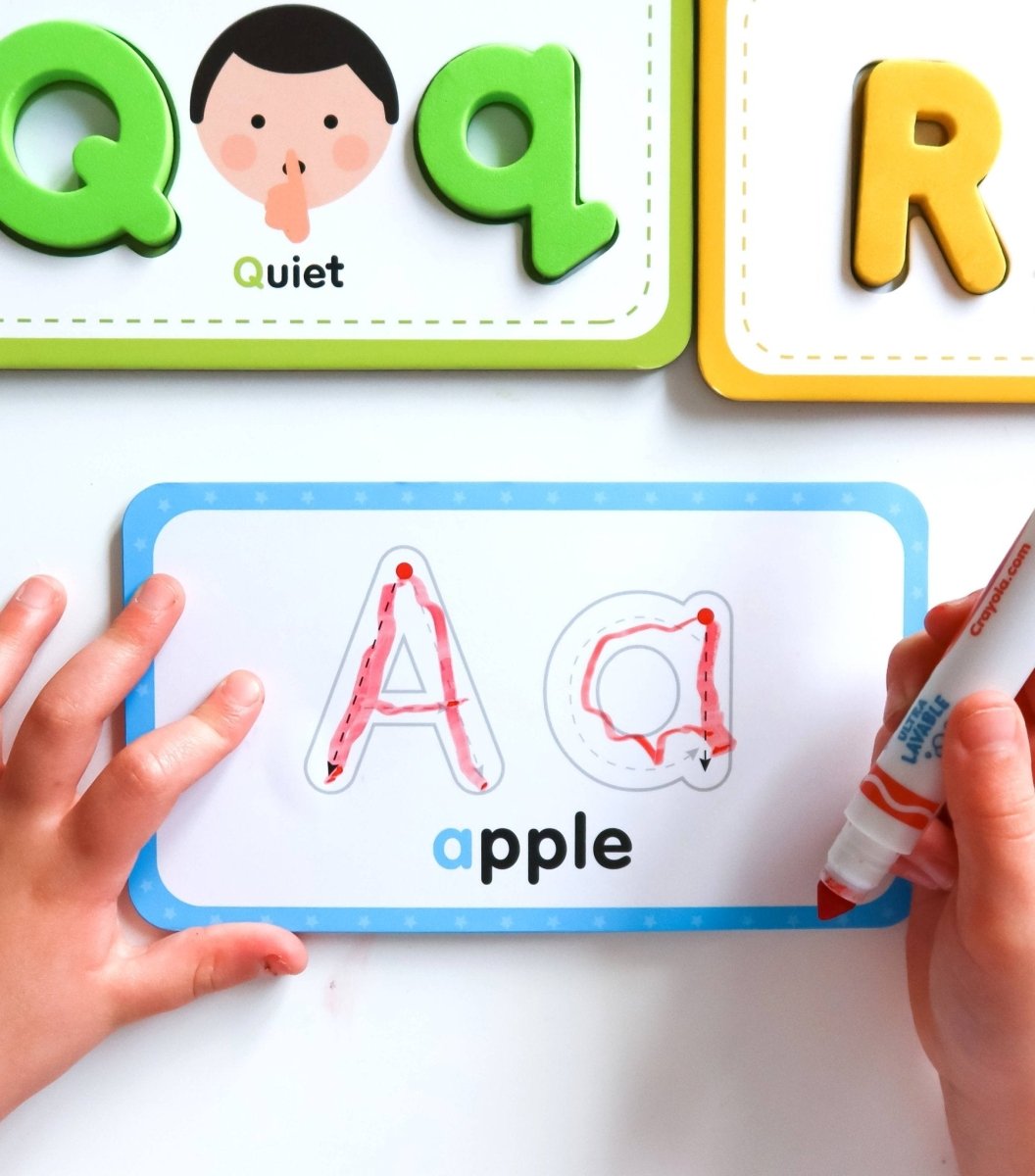 Flashcards & ABC Magnetic Letters by Curious Columbus