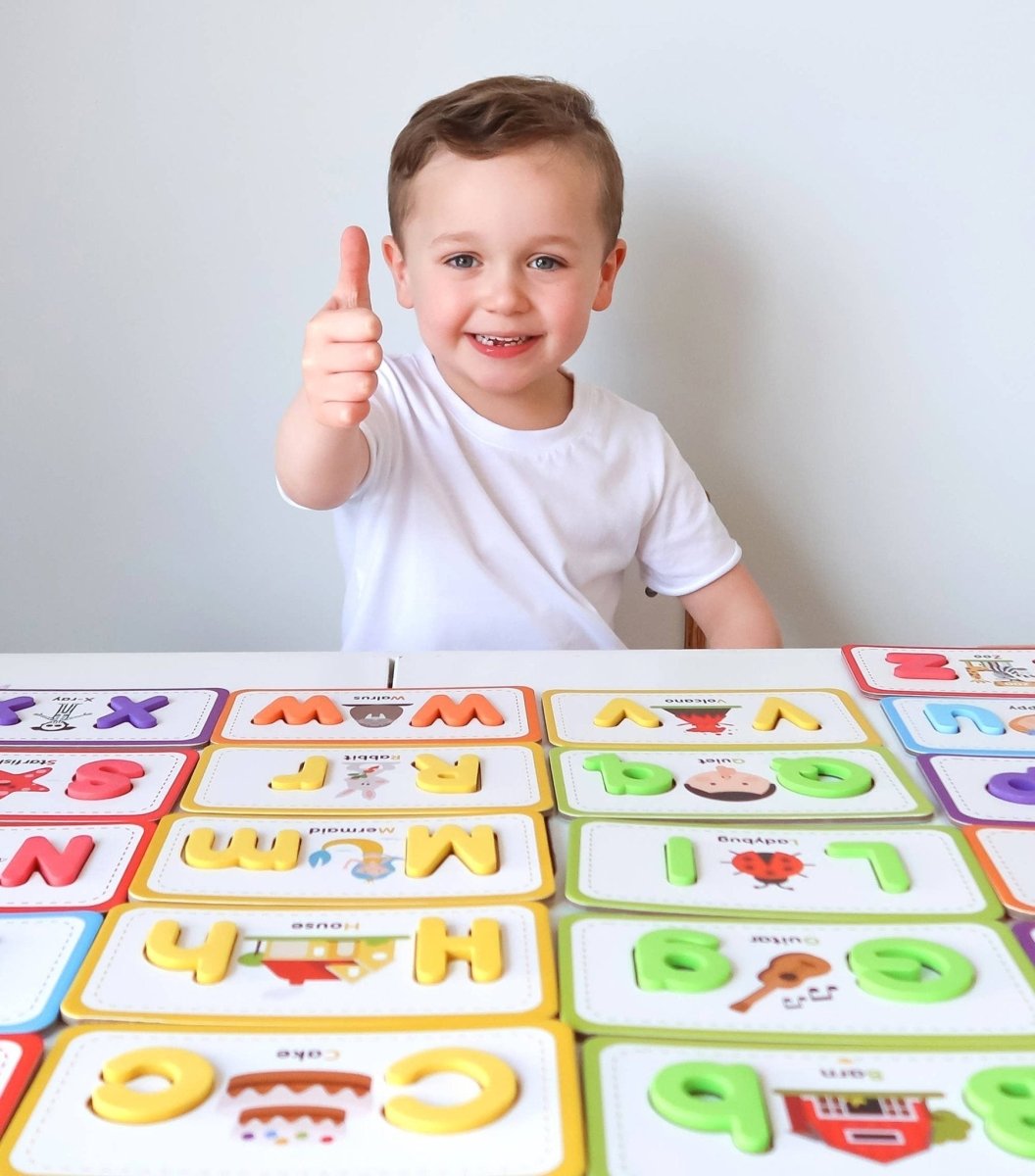 Flashcards & ABC Magnetic Letters by Curious Columbus