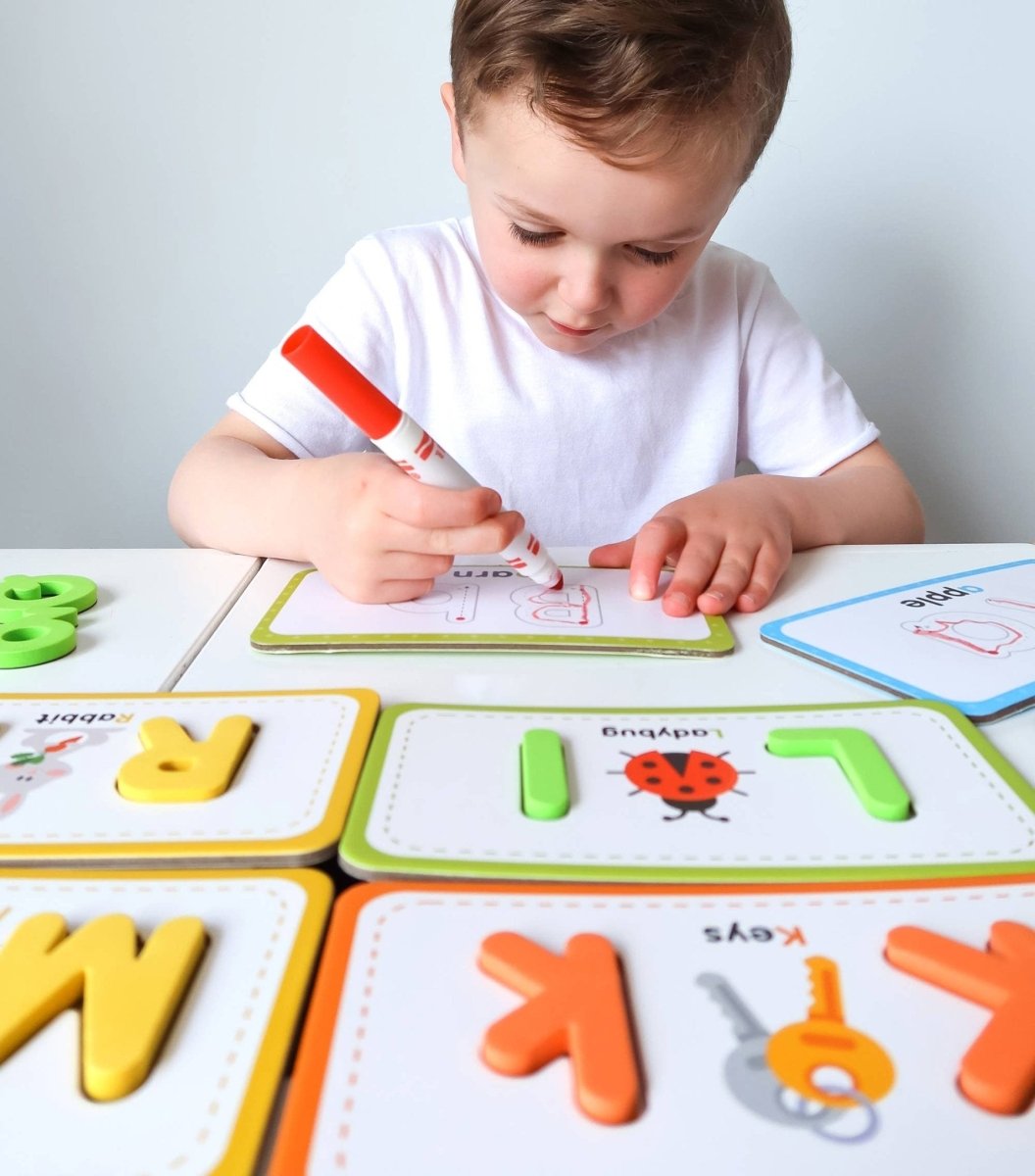 Flashcards & ABC Magnetic Letters by Curious Columbus