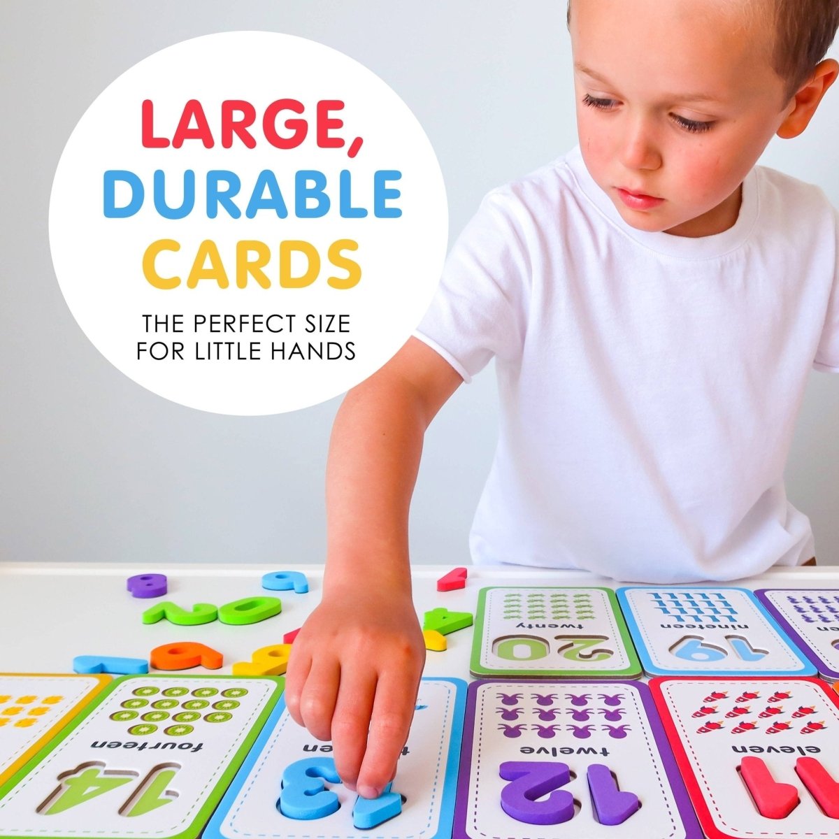 Flashcards and 123 Magnetic Numbers by Curious Columbus