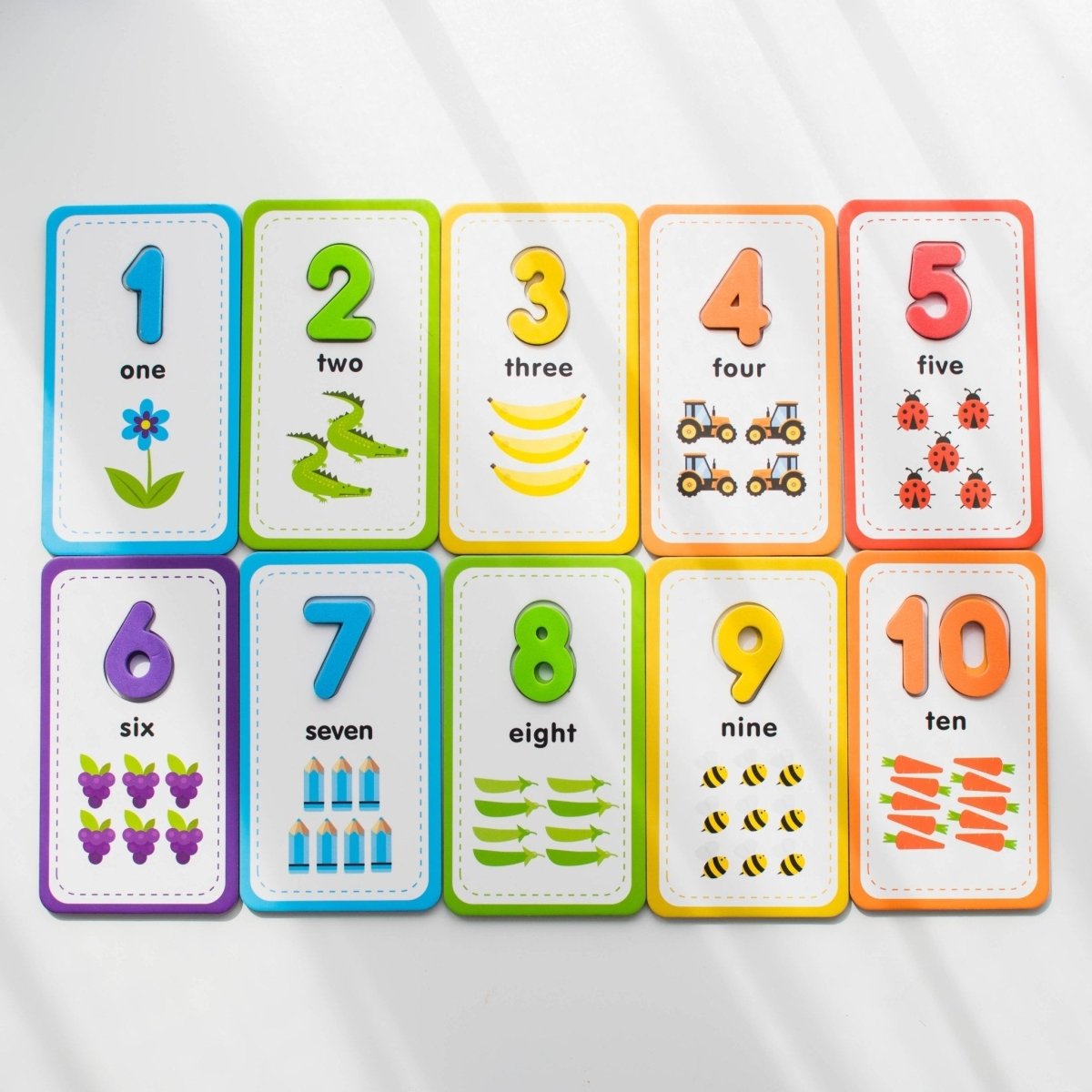 Flashcards and 123 Magnetic Numbers by Curious Columbus