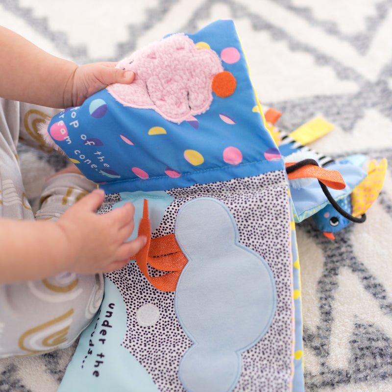 Flutter By Birdie Fabric Book - Manhattan Toy