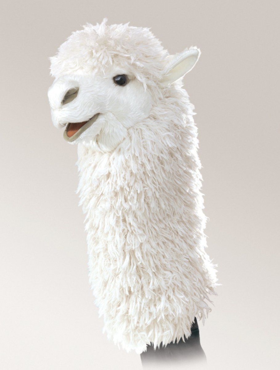 Folkmanis - Alpaca Stage Puppet