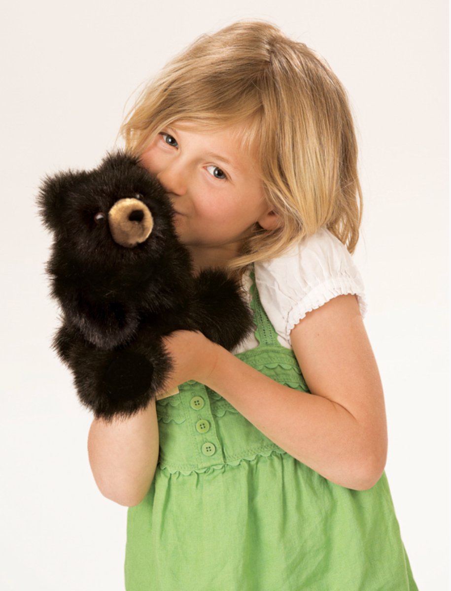 Folkmanis - Baby Black Bear Puppet