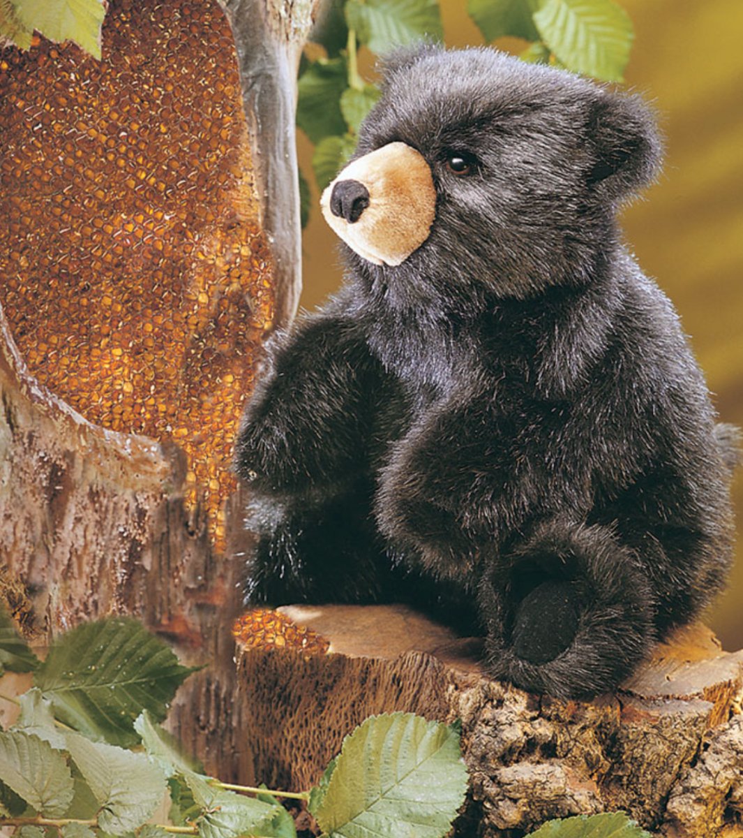 Folkmanis - Baby Black Bear Puppet