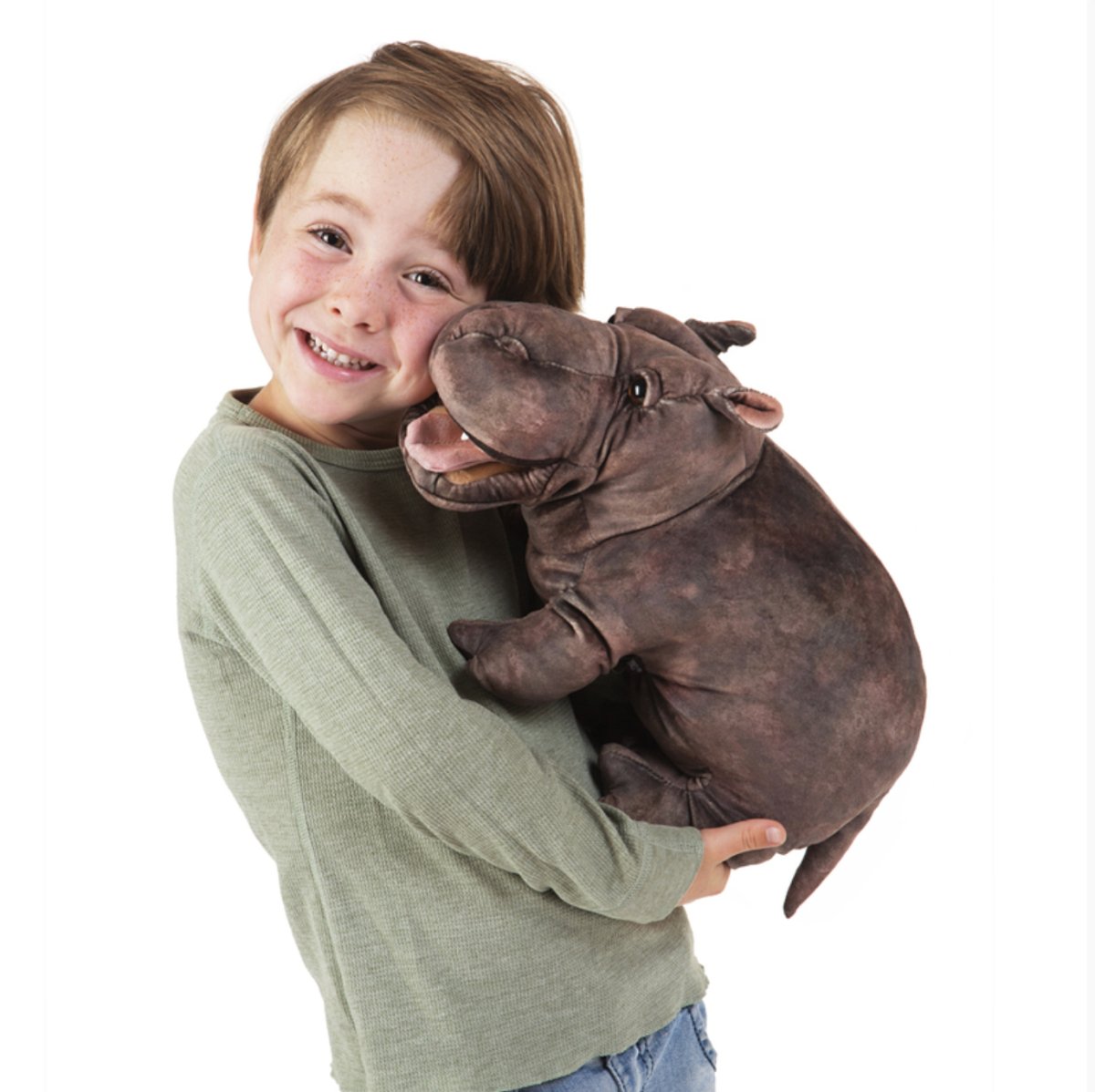 Folkmanis - Baby Hippo Puppet