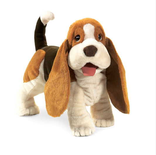 Folkmanis - Basset Hound Puppet