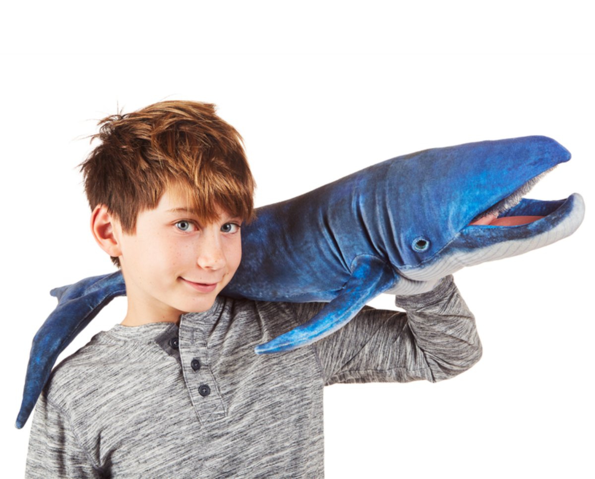 Folkmanis - Blue Whale Puppet