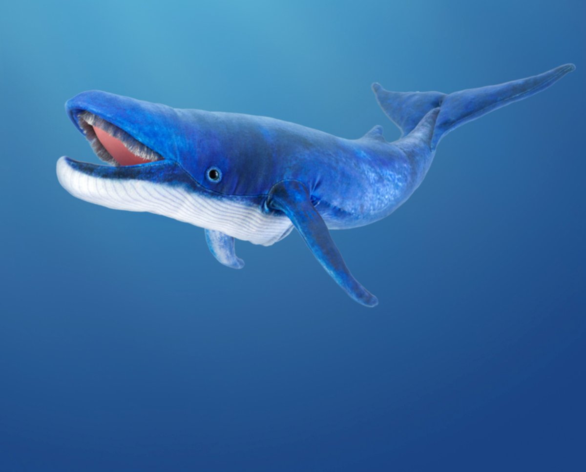 Folkmanis - Blue Whale Puppet