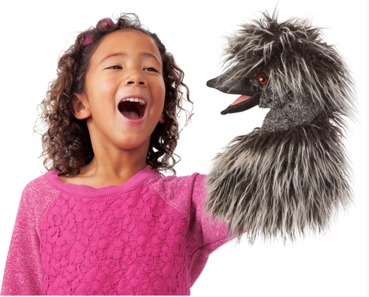 Folkmanis - Emu Stage Puppet