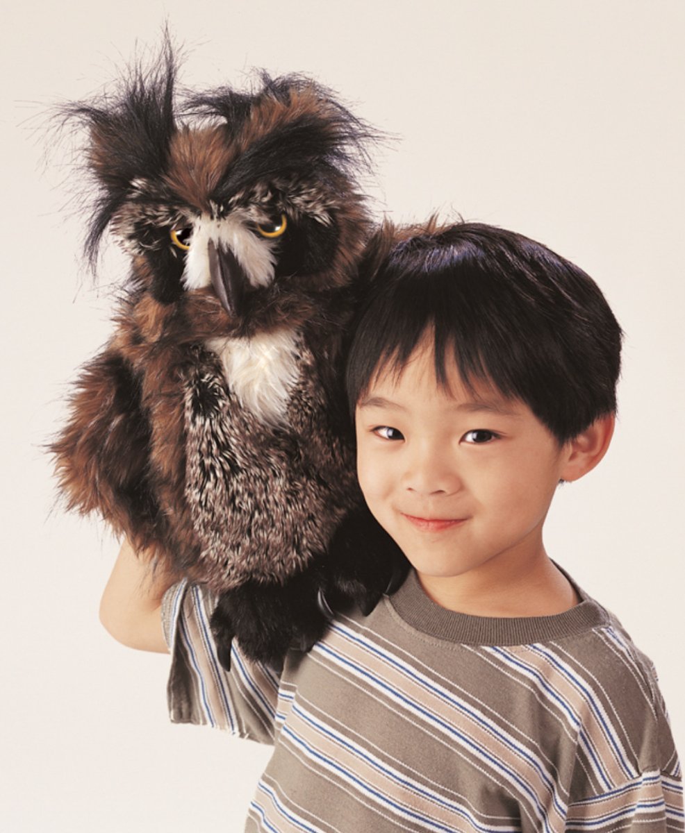 Folkmanis - Great Horned Owl Puppet