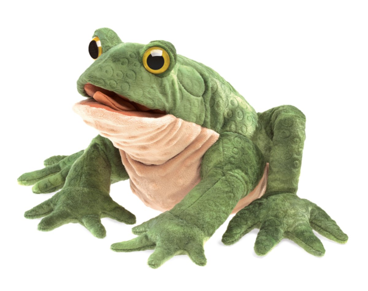 Folkmanis - Green Toad Puppet