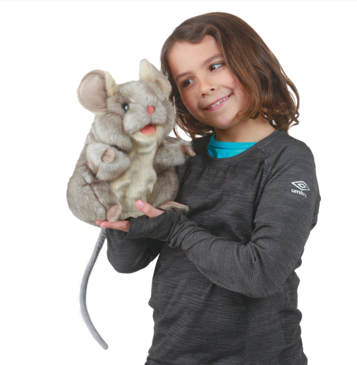 Folkmanis - Grey Mouse Puppet