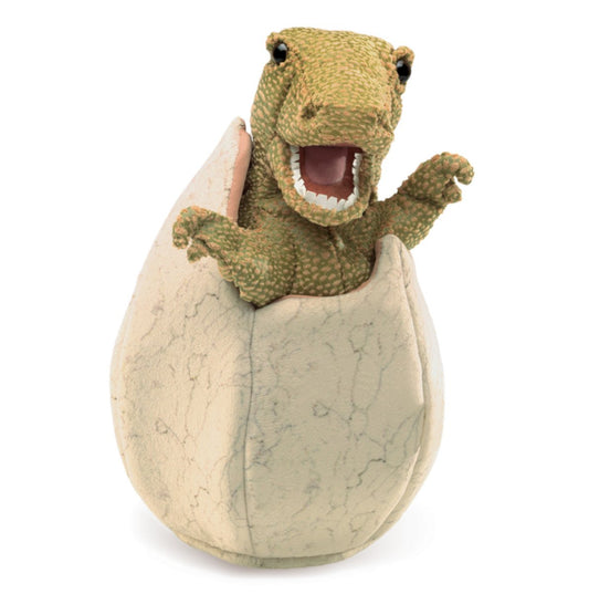 Folkmanis - Hatching Dinosaur Egg Puppet