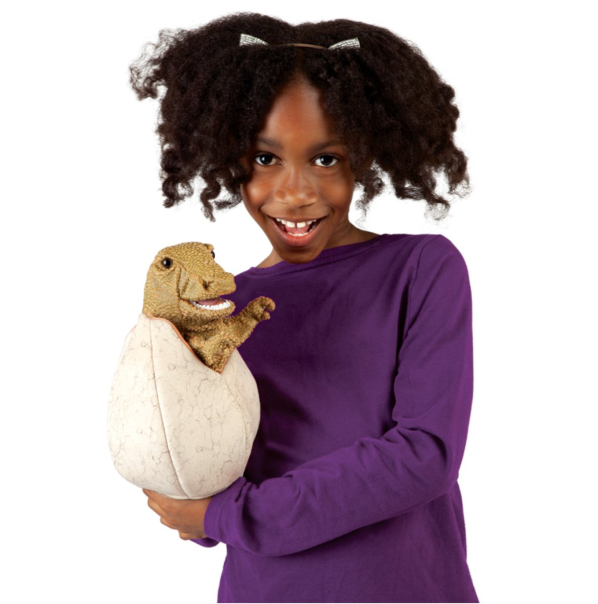 Folkmanis - Hatching Dinosaur Egg Puppet