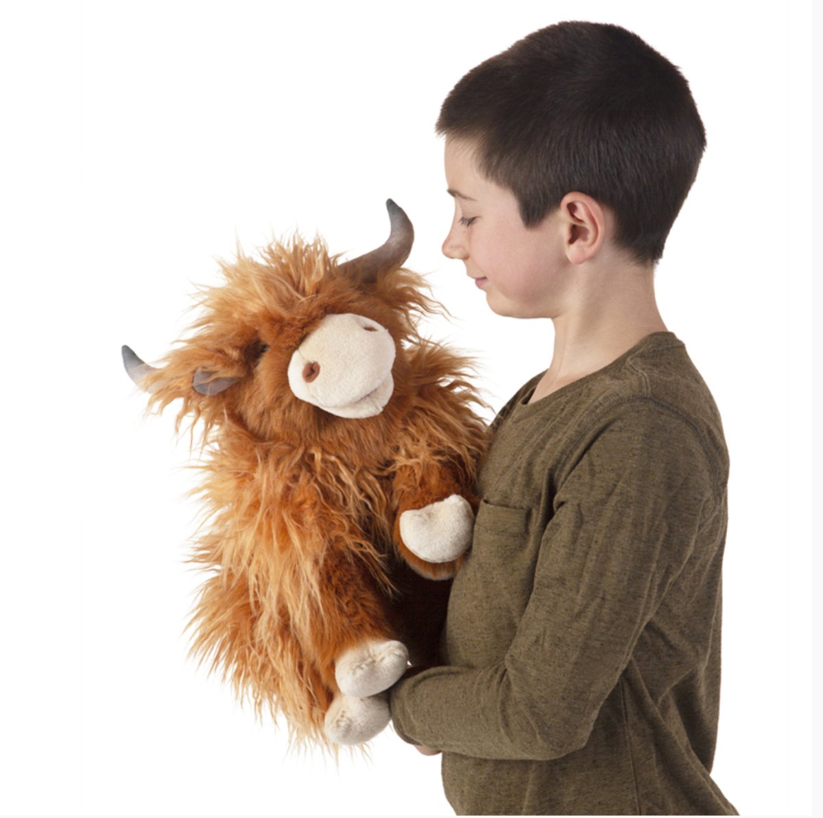 Folkmanis - Highland Cow Puppet