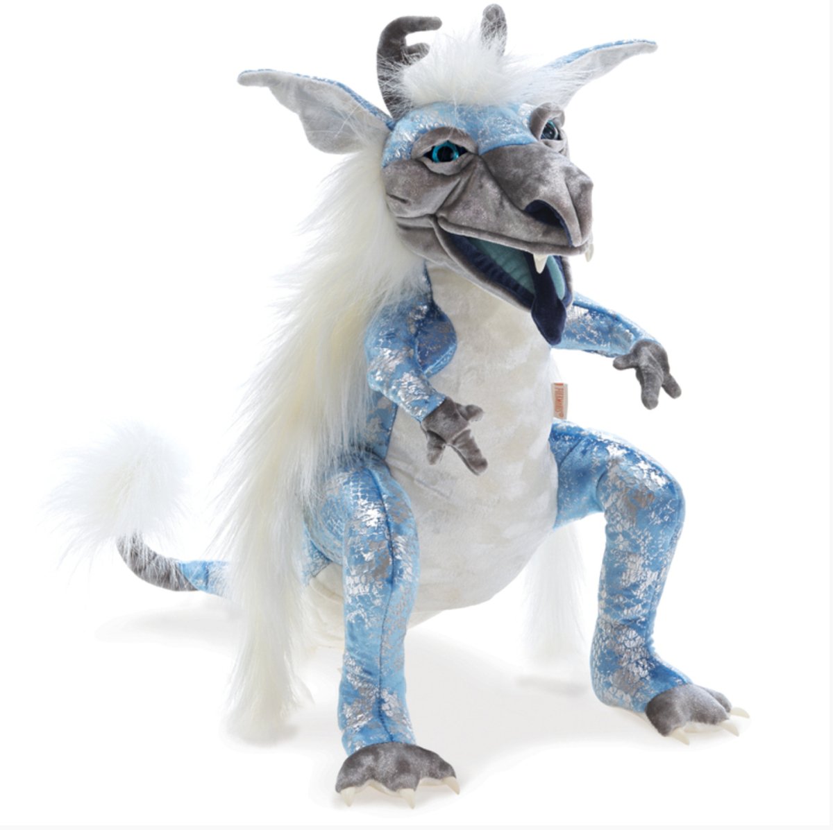 Folkmanis - Ice Dragon Puppet