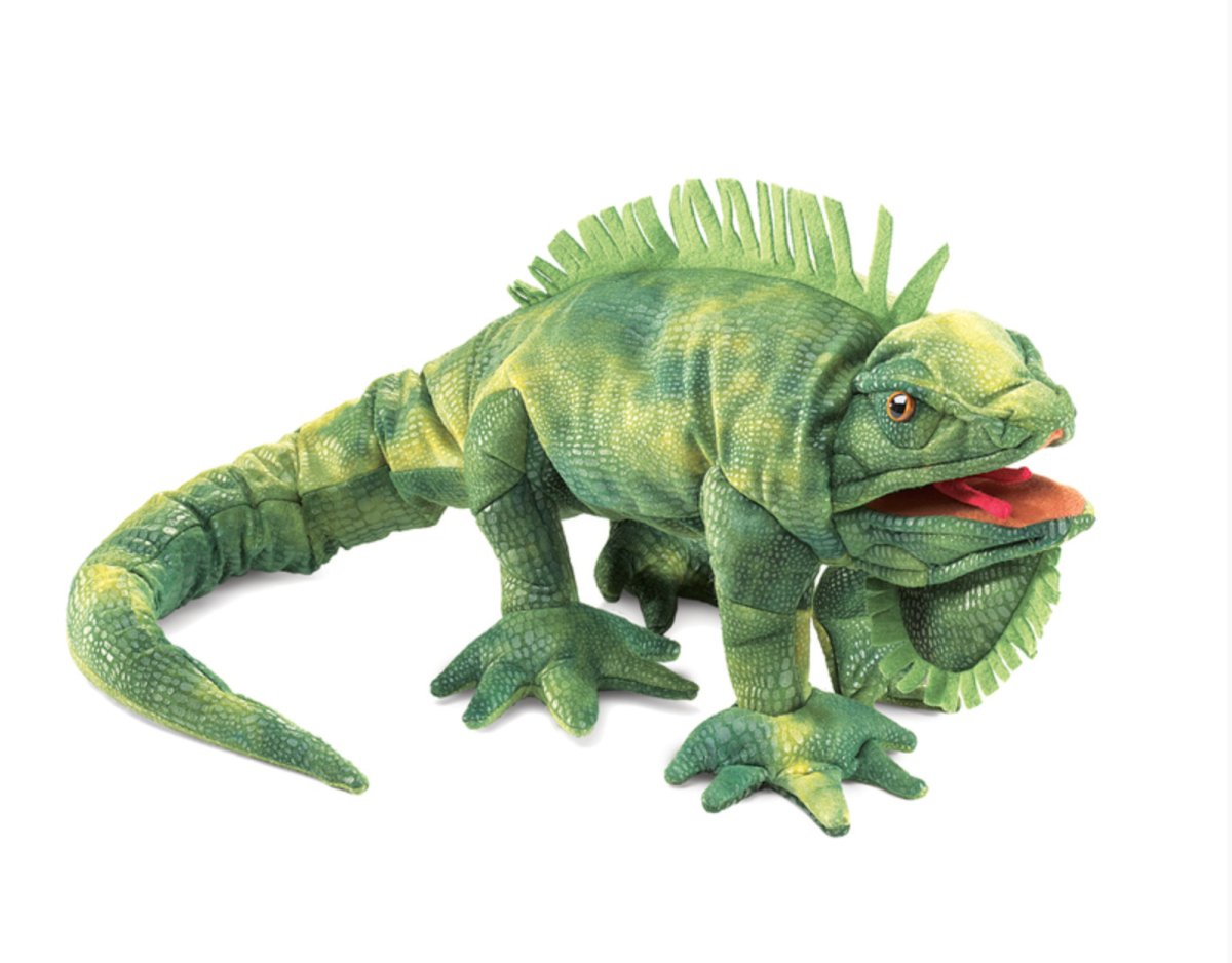 Folkmanis - Iguana Puppet