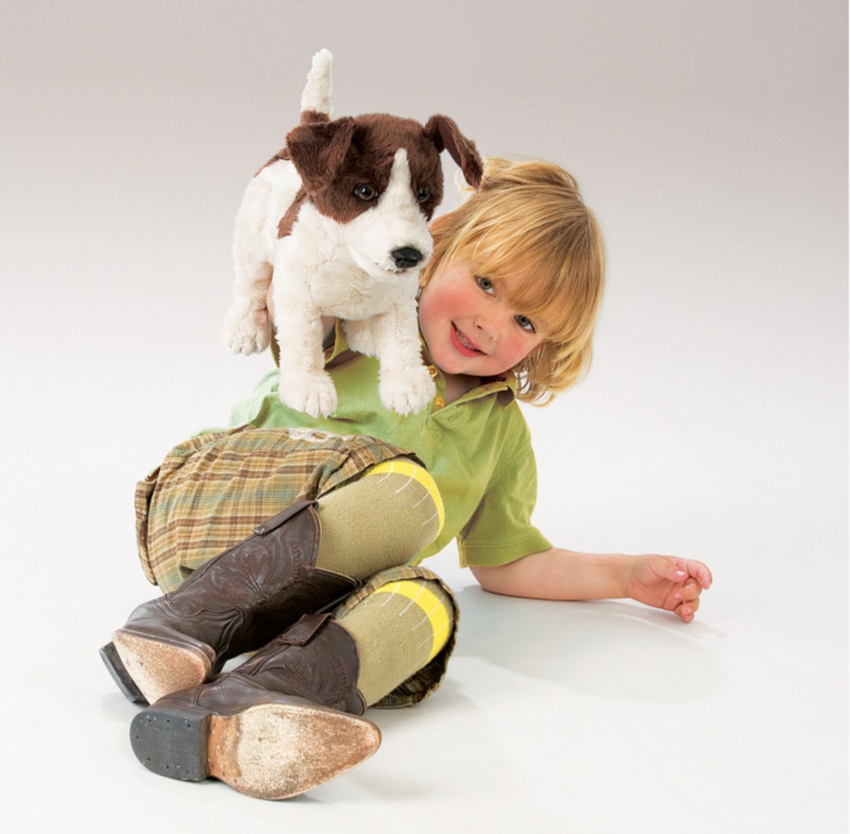 Folkmanis - Jack Russell Smooth Coat Puppet