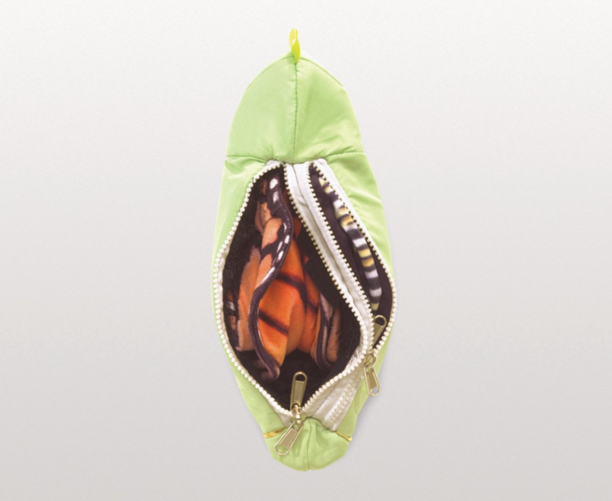 Folkmanis - Monarch Life Cycle Reversible Puppet