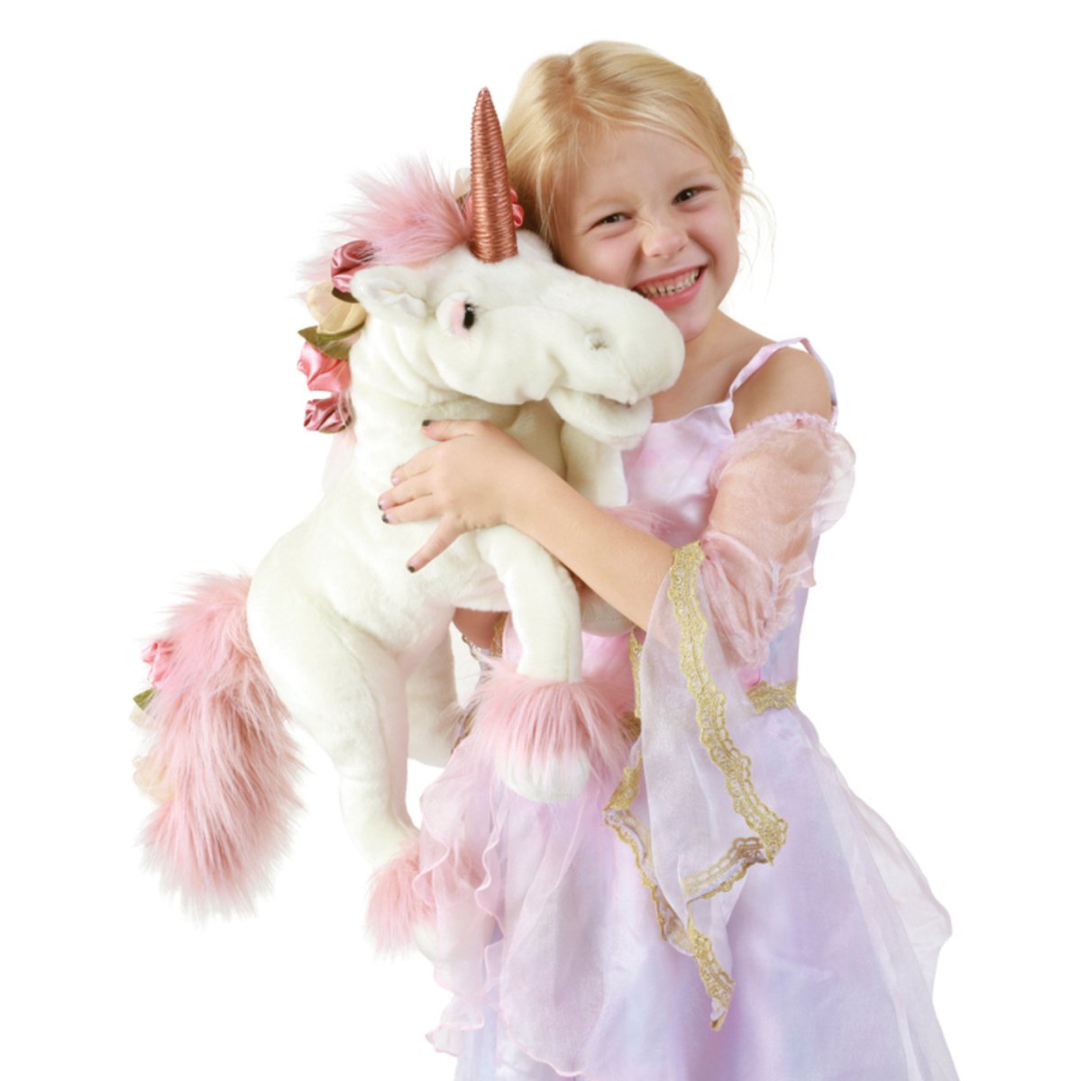 Folkmanis - Music Box Unicorn Puppet