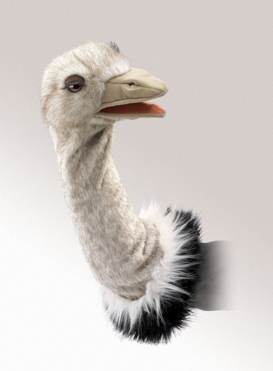 Folkmanis - Ostrich Stage Puppet