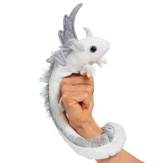 Folkmanis - Pearl Wrist Dragon Puppet