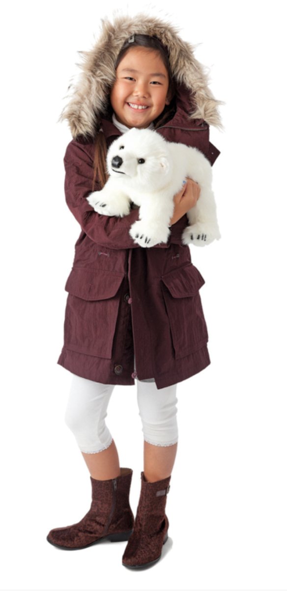 Folkmanis - Polar Bear Cub Hand Puppet