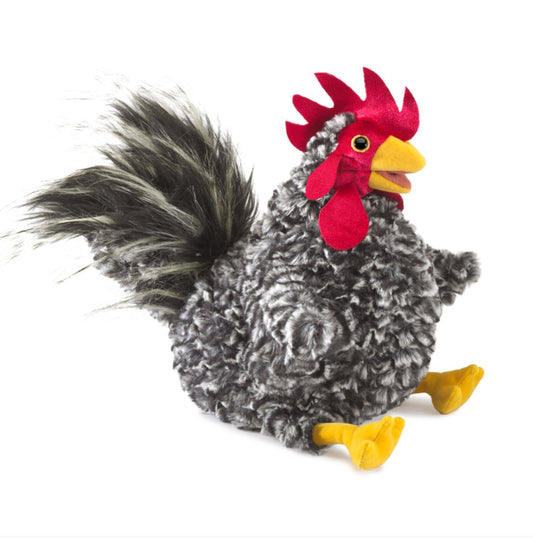 Folkmanis Puppet - Barred Rock Rooster