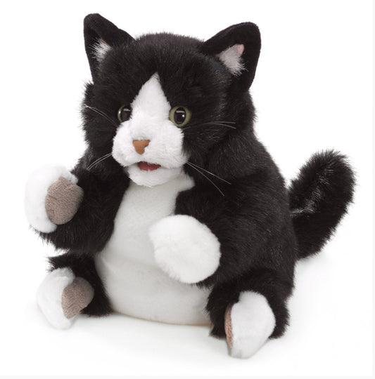 Folkmanis - Tuxedo Kitten Puppet