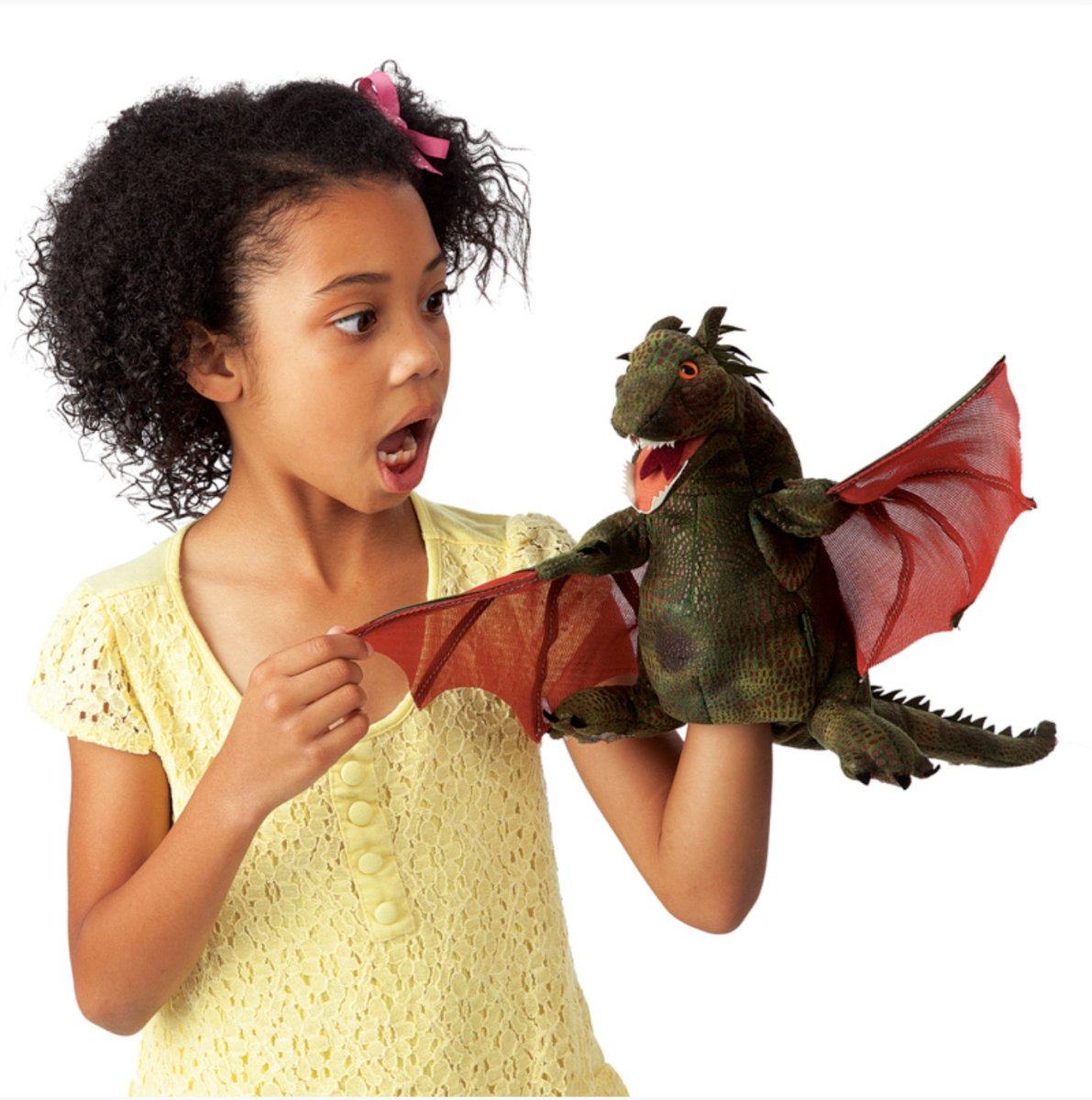 Folkmanis - Winged Dragon Hand Puppet