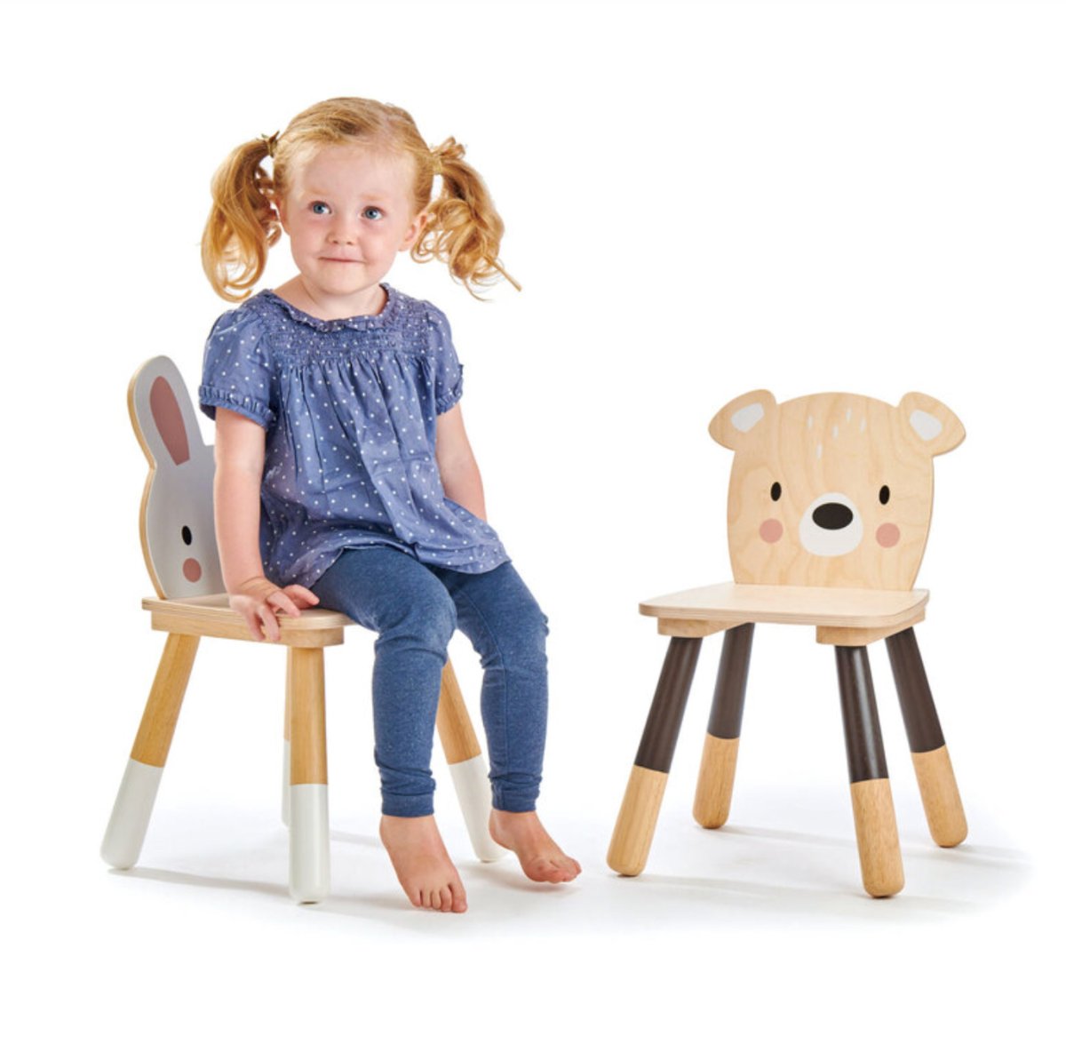 Forest Wooden Table and 2 Chairs - Tender Leaf Toys