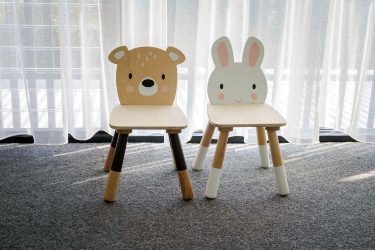 Forest Wooden Table and 2 Chairs - Tender Leaf Toys