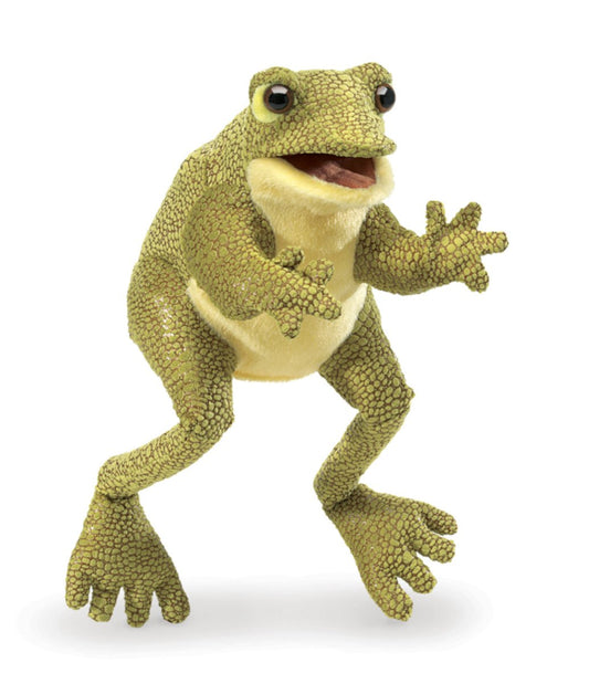 Funny Frog Hand Puppet - Folkmanis