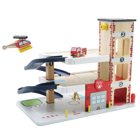 George's Fire & Rescue Garage - Le Toy Van