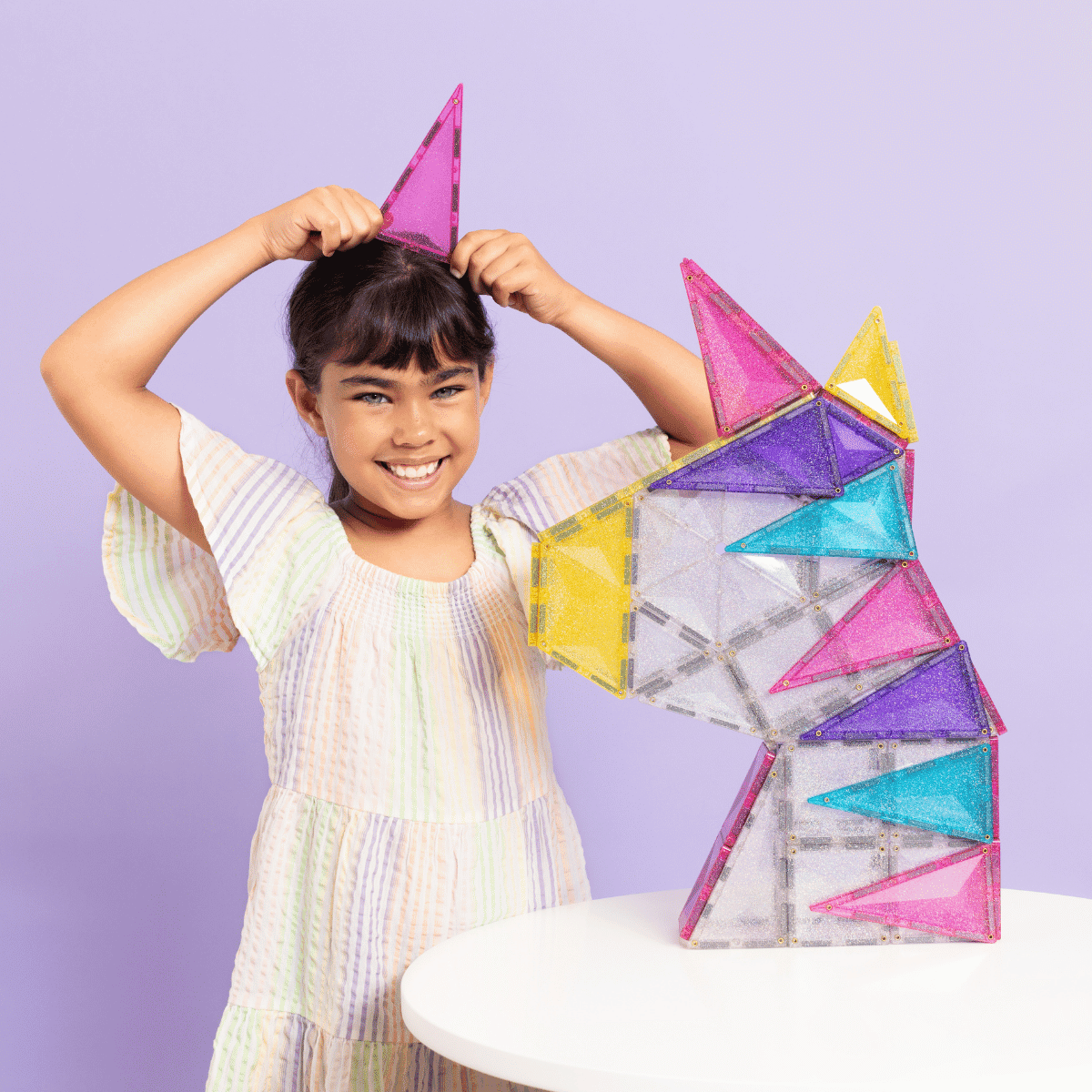 Glitter Unicorn Pack 56 pc - Connetix