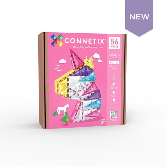 Glitter Unicorn Pack 56 pc - Connetix