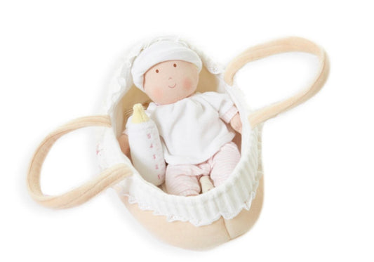 Grace Baby Doll in Carry Cot With Accessories - Bonikka