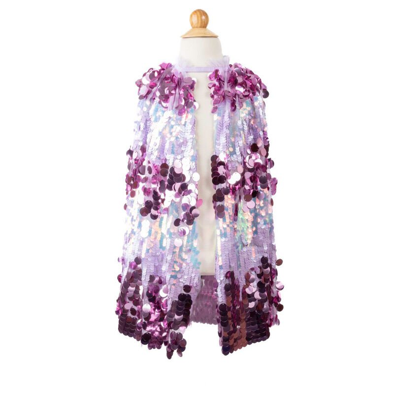 Great Pretenders - 5th Avenue Purple Pailette Cape Size 4 - 6