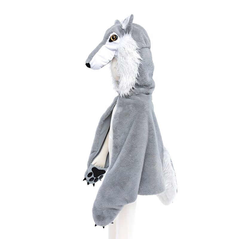 Great Pretenders - Woodland Storybook Wolf Cape Size 4 - 6