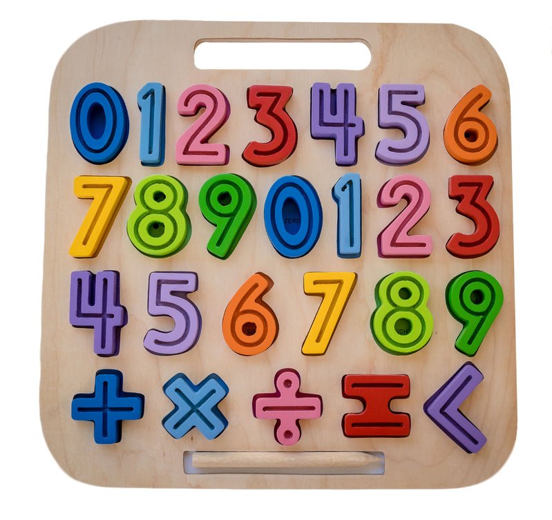 Handcarry 123 Number Trace Puzzle - Kiddie Connect