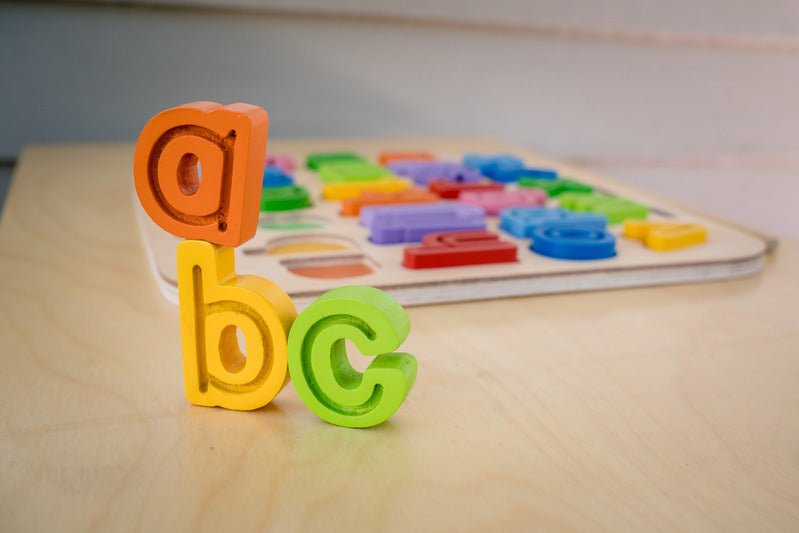 Handcarry Lowercase abc Trace Puzzle - Kiddie Connect