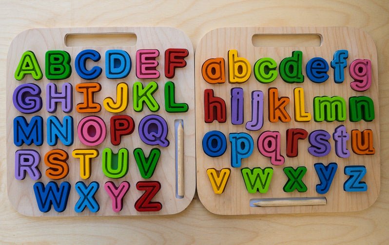 Handcarry Lowercase abc Trace Puzzle - Kiddie Connect