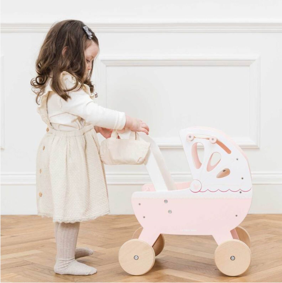 Honeybake Sweet Dreams Pram (Pink) - Le Toy Van