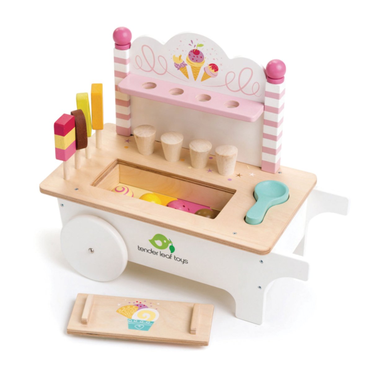 Ice Cream Cart Toy Set - Tender Leaf Toys