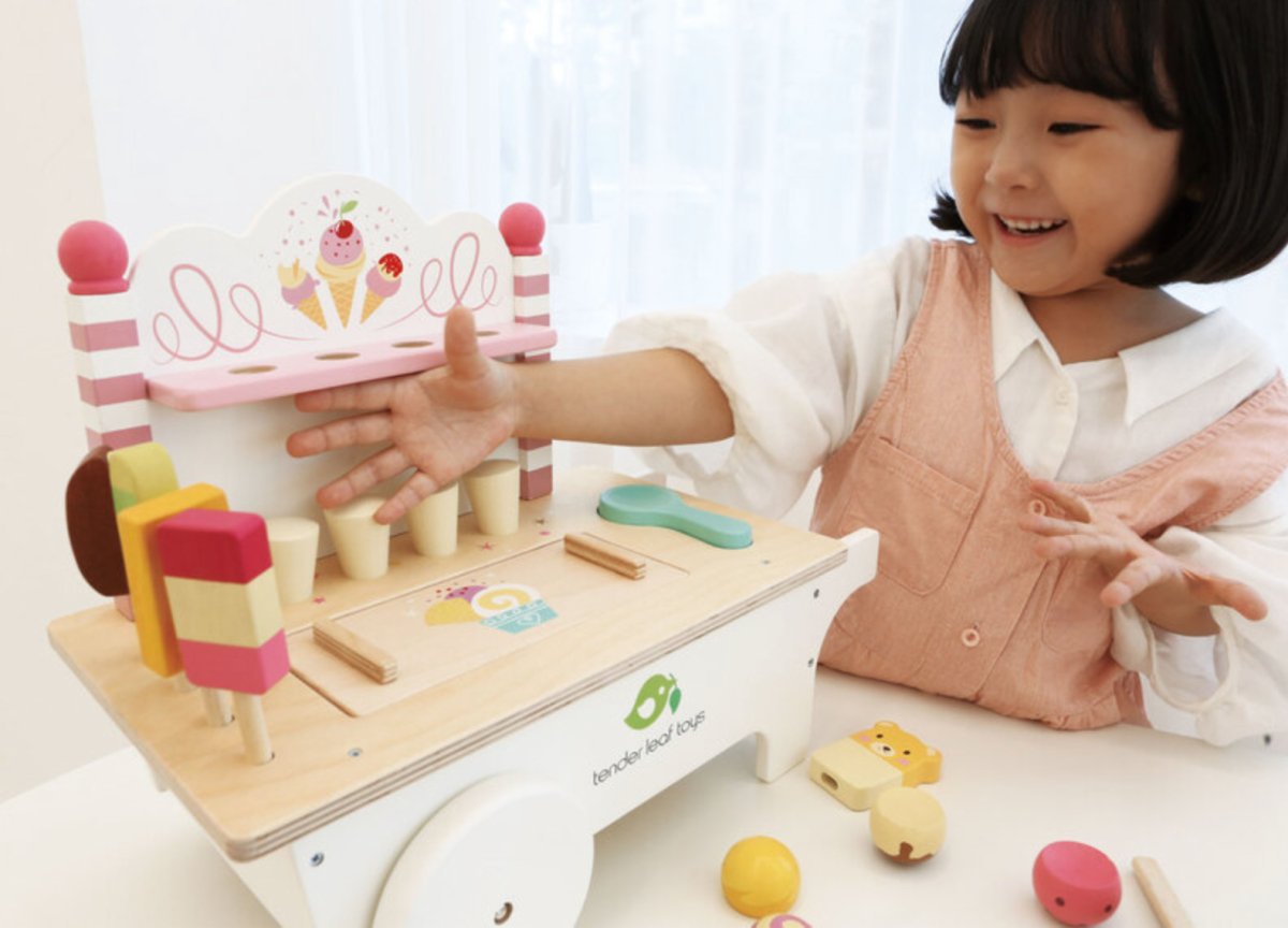 Ice Cream Cart Toy Set - Tender Leaf Toys